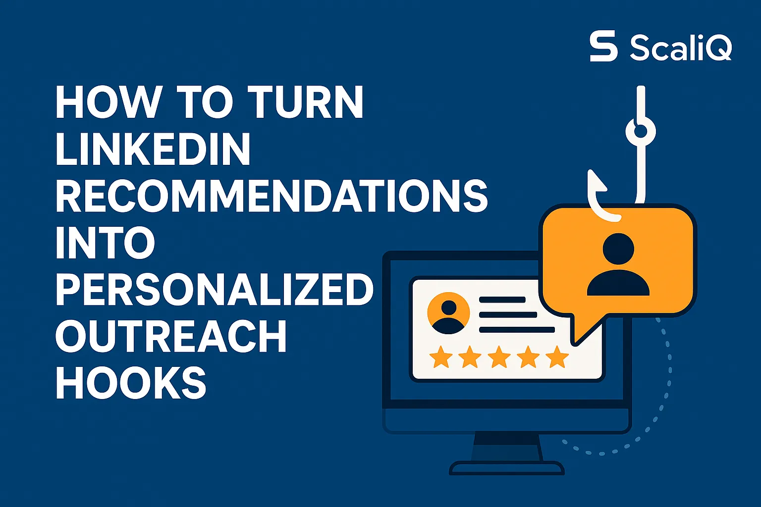 Sales rep reviewing LinkedIn recommendations to craft personalized outreach messages