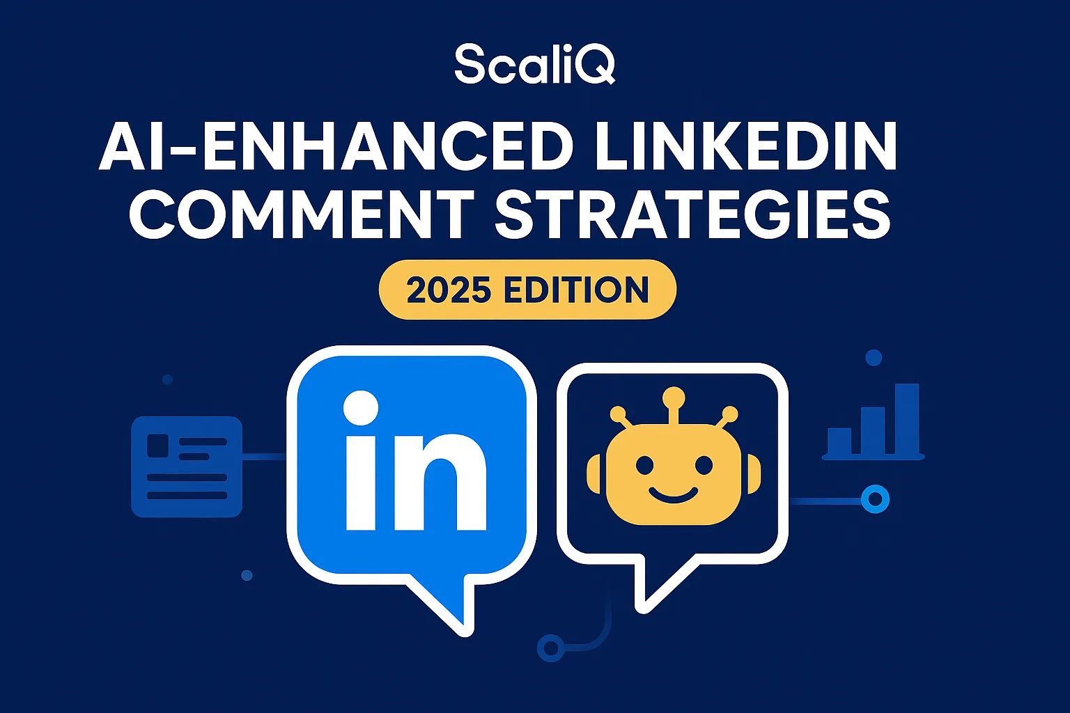 A professional engaging with LinkedIn comments, showcasing AI tools for authentic networking and increased visibility.