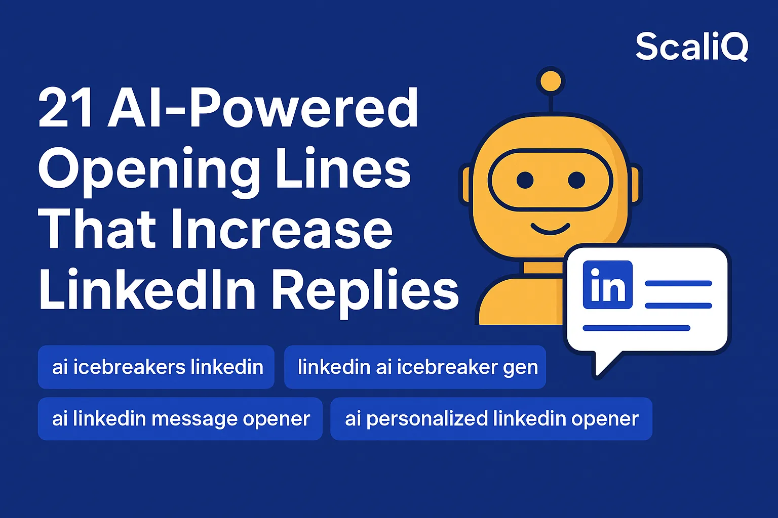 A creative illustration of AI-generated text bubbles, showcasing engaging opening lines for LinkedIn networking.