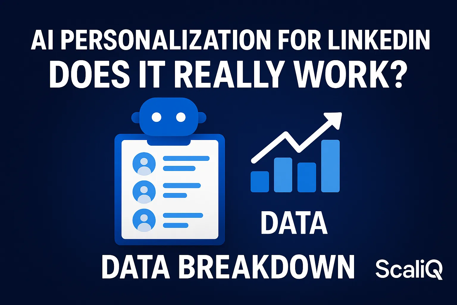 A graph illustrating LinkedIn AI personalization metrics, highlighting relevance signals and their impact on engagement rates.
