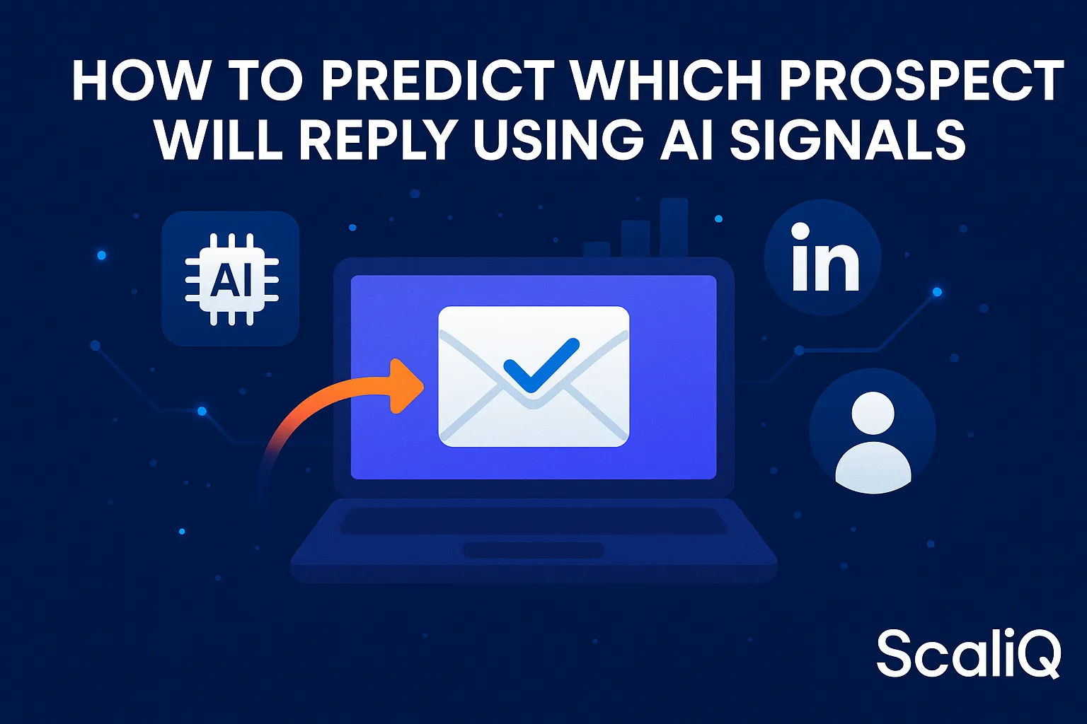 A sales team analyzing AI data on a digital dashboard to identify high-potential prospects based on behavioral signals.