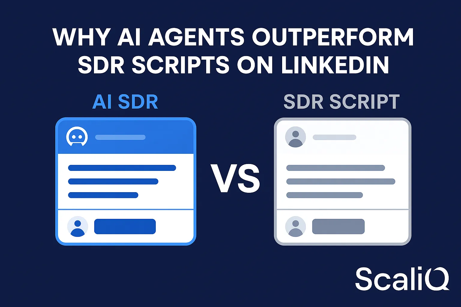 An AI agent analyzing LinkedIn interactions, showcasing personalized outreach strategies that surpass traditional sales scripts.