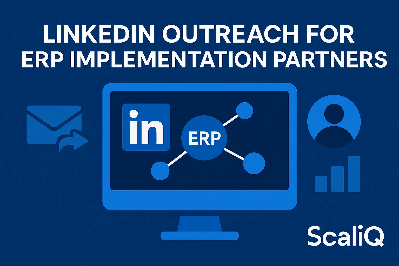 LinkedIn outreach strategy for ERP consultants, showing targeted lead generation and qualified B2B conversations