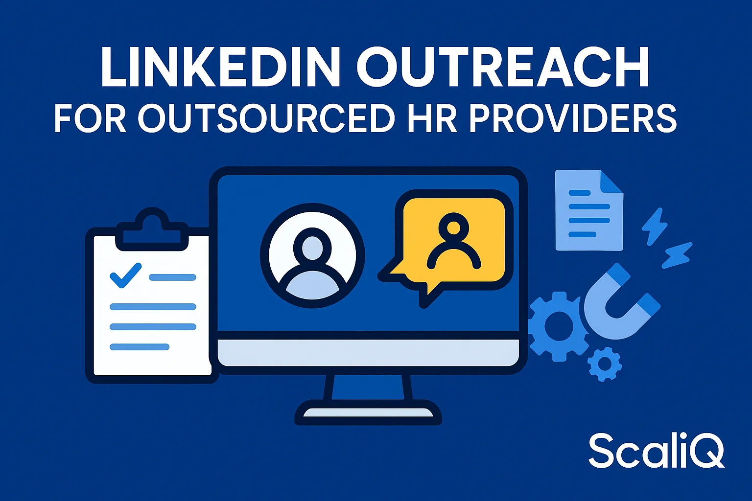 LinkedIn outreach strategy for outsourced HR providers targeting qualified HR leads and pipeline growth