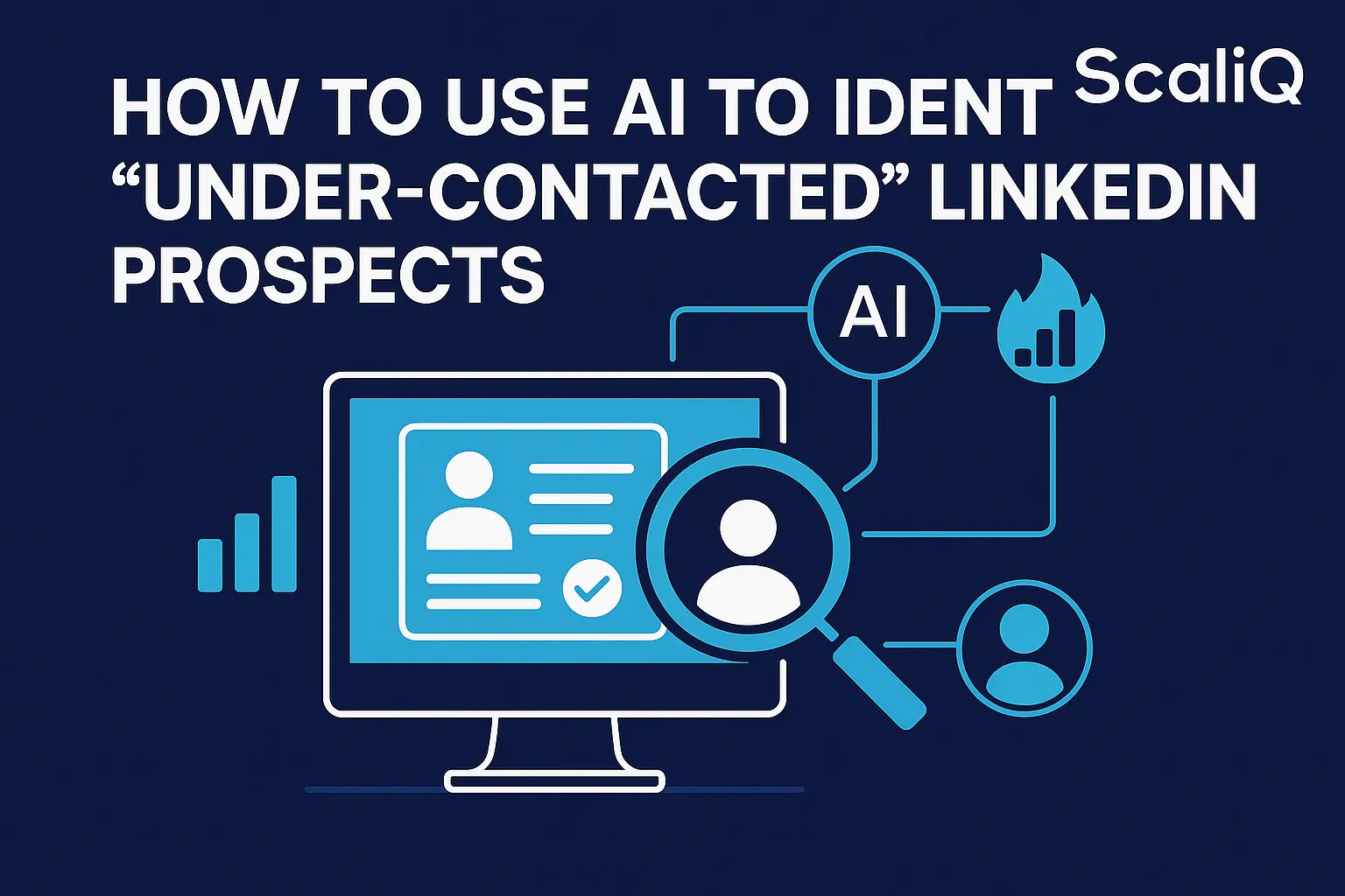 AI analyzing LinkedIn prospect data to surface overlooked buyers in high-fit accounts for targeted outreach