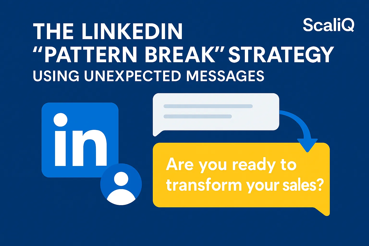 LinkedIn inbox with a standout message breaking through generic outreach noise to spark replies