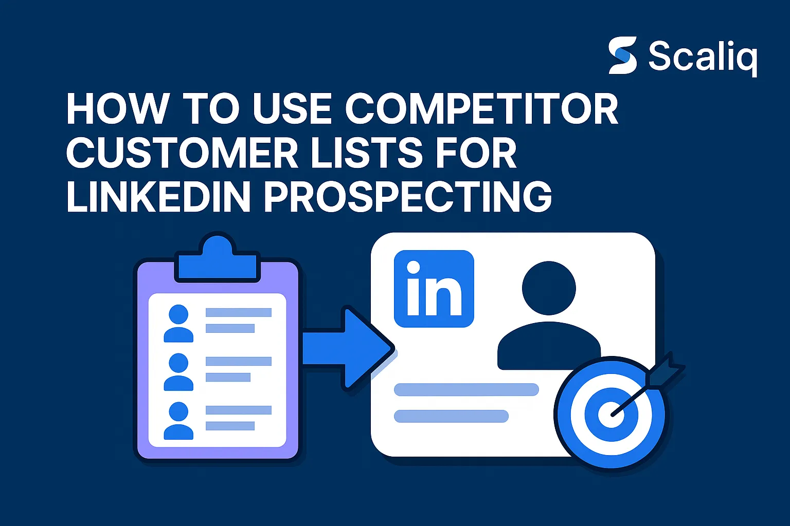 LinkedIn prospecting workflow targeting competitor customers for ethical switch campaigns
