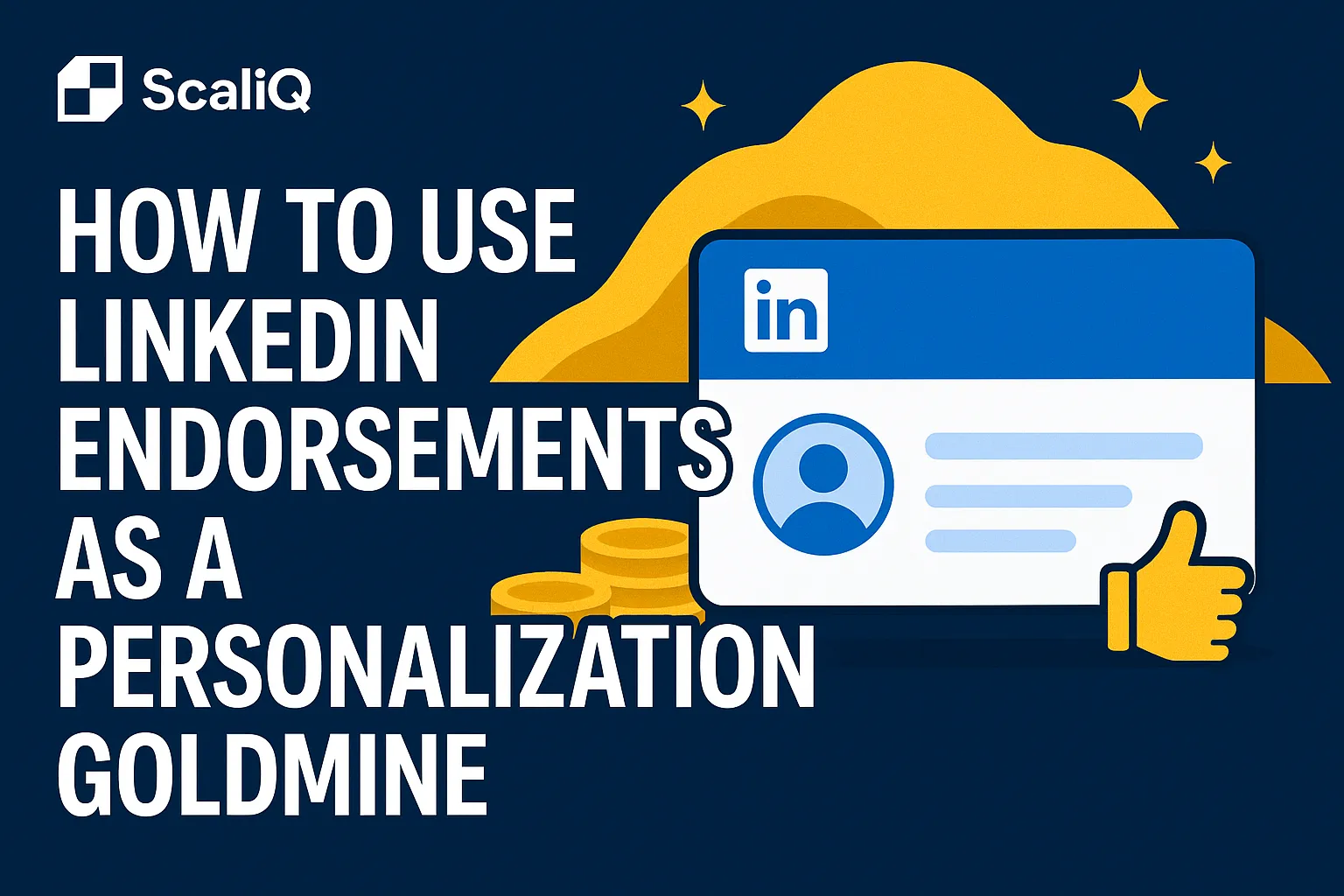 LinkedIn profile showing skill endorsements with personalized outreach notes and analytics insights