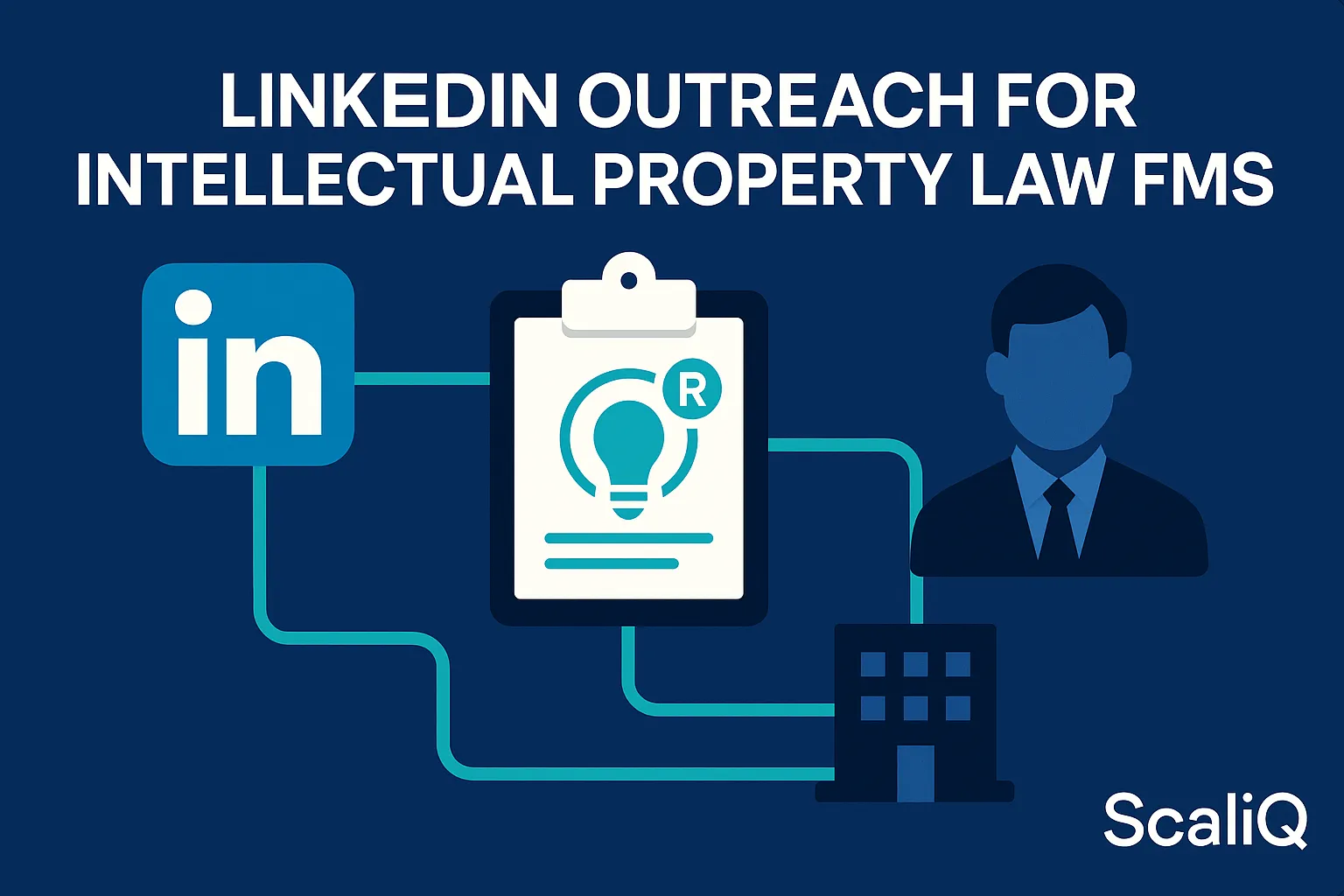 LinkedIn outreach strategy for IP law firms targeting high-intent prospects with personalized messaging