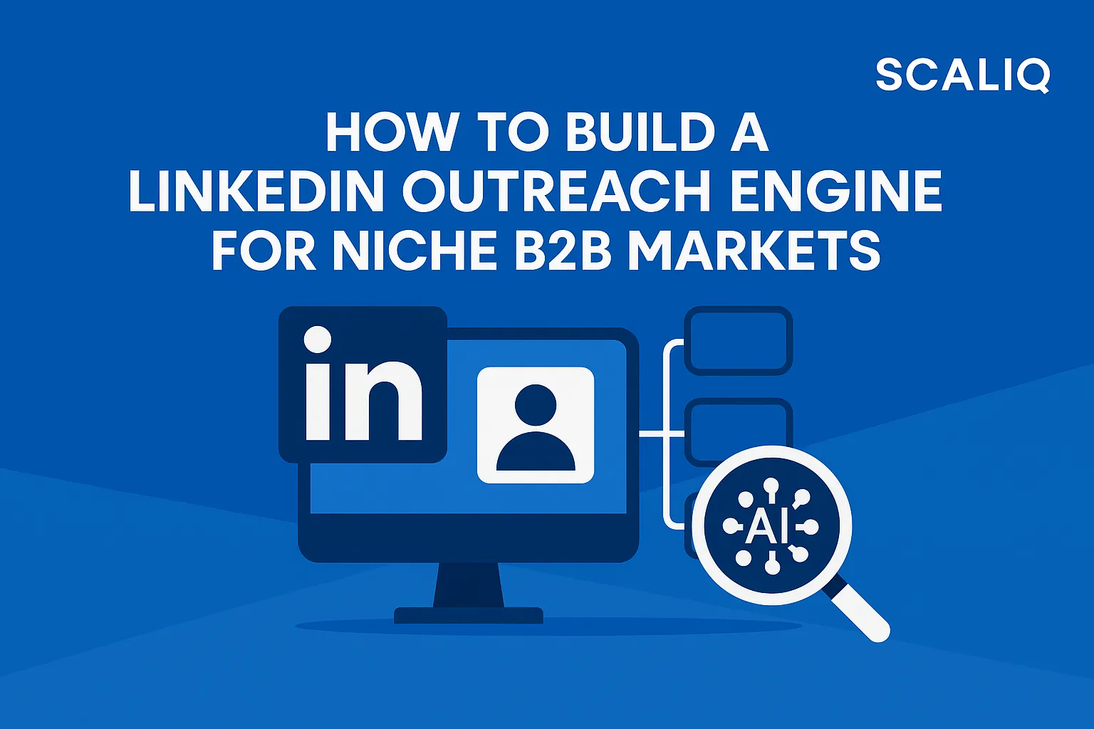 A professional networking scene featuring a diverse group discussing LinkedIn strategies for niche B2B outreach.