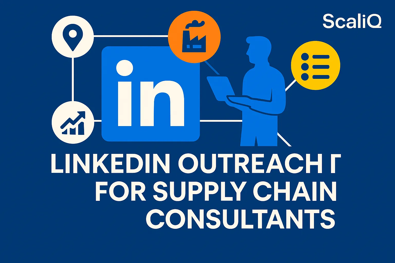 Supply chain consultant using LinkedIn outreach to connect with qualified leads and grow business.