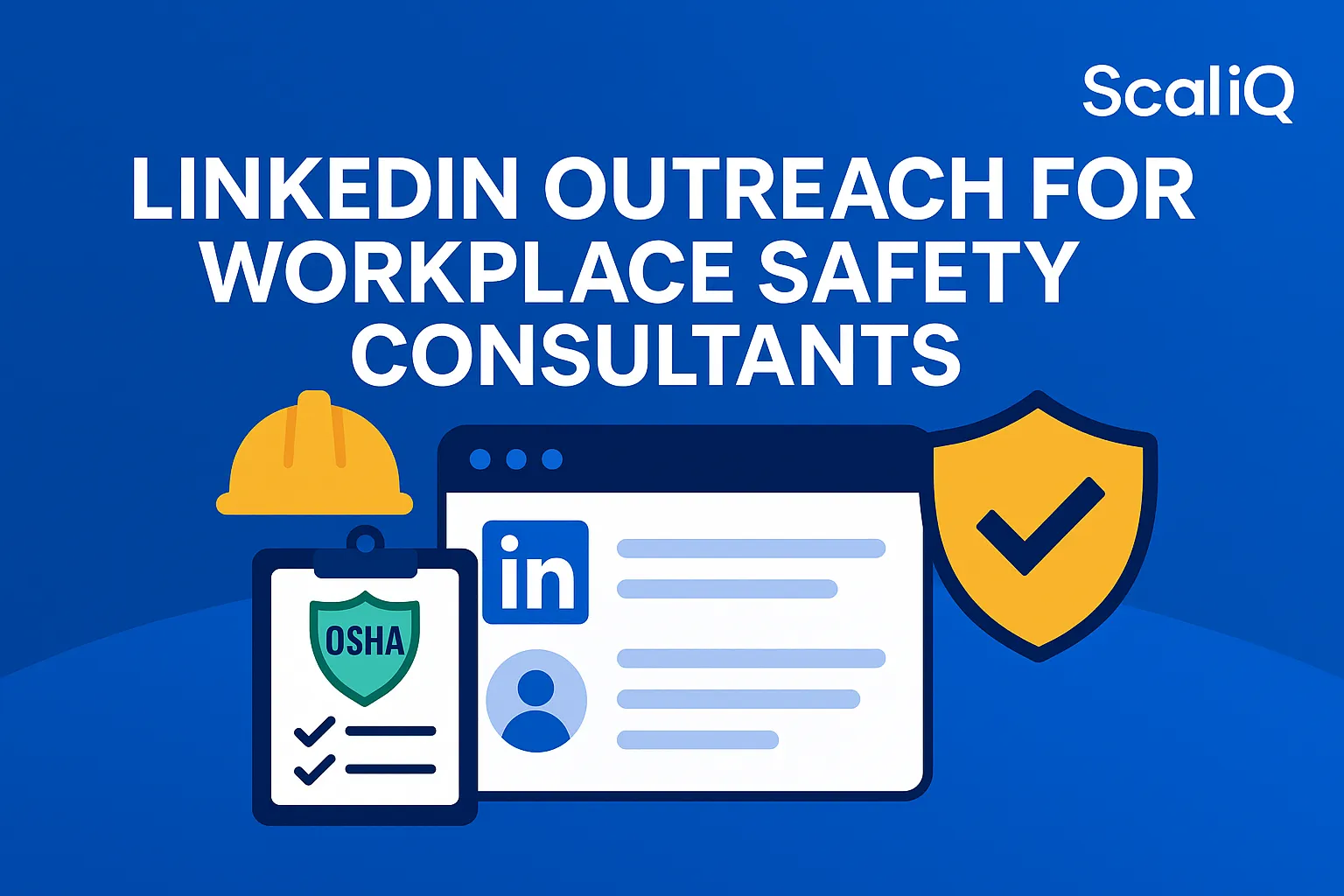 LinkedIn outreach strategy connecting safety consultants with HR, operations, EHS, and facilities buyers