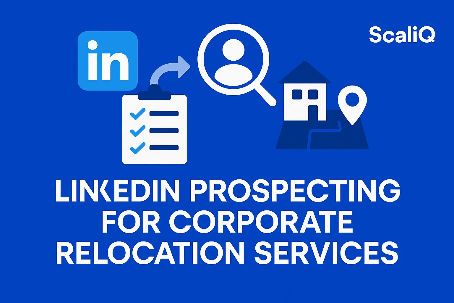 LinkedIn outreach targeting HR and mobility leaders for corporate relocation leads