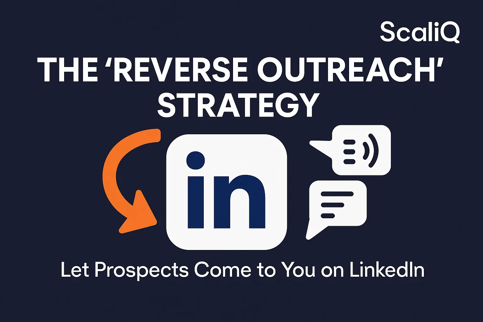 LinkedIn profile with engagement alerts and message icons, illustrating timely prospecting from buyer intent signals