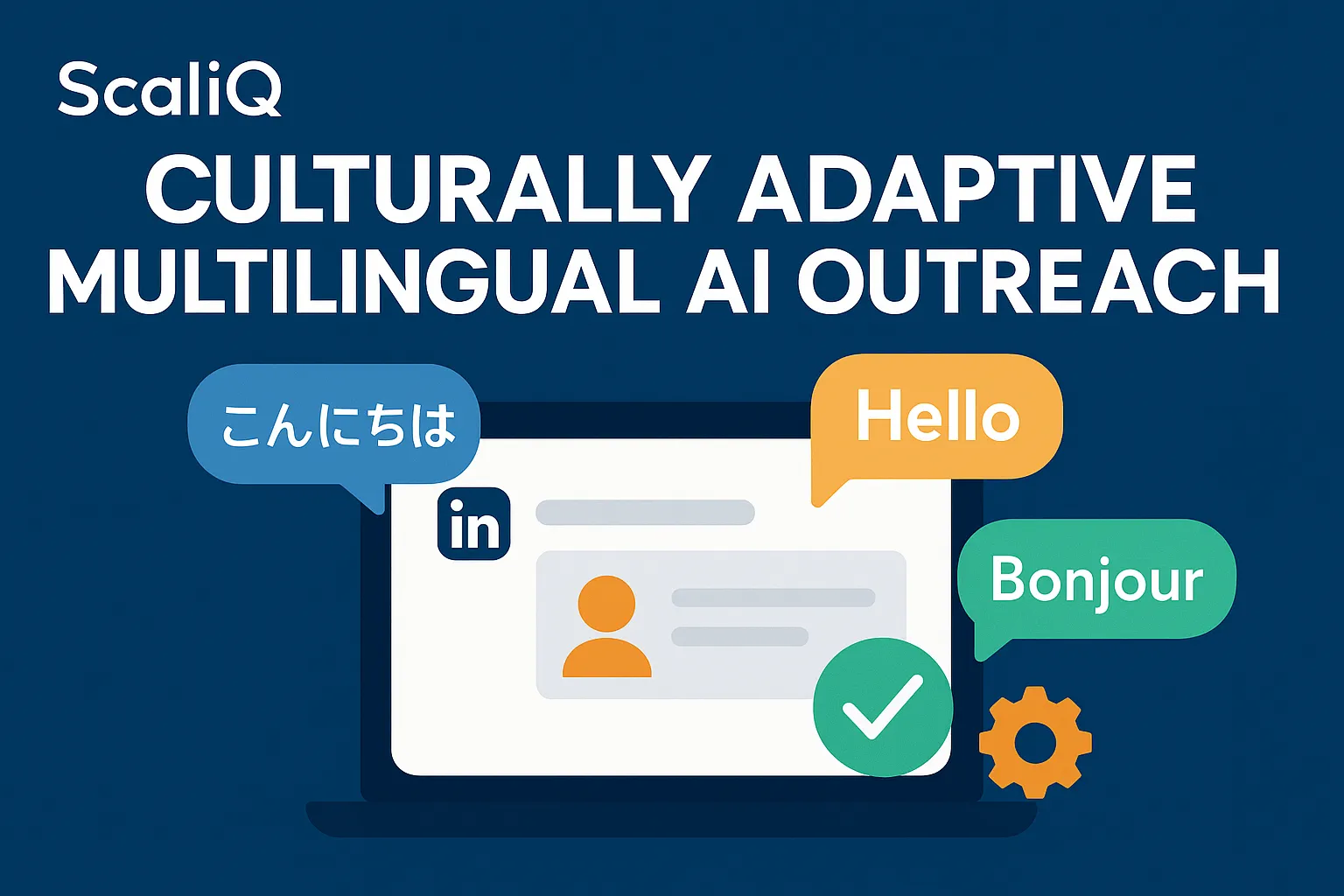 A diverse team collaborating on a digital platform, enhancing LinkedIn outreach with AI-driven, multilingual strategies.