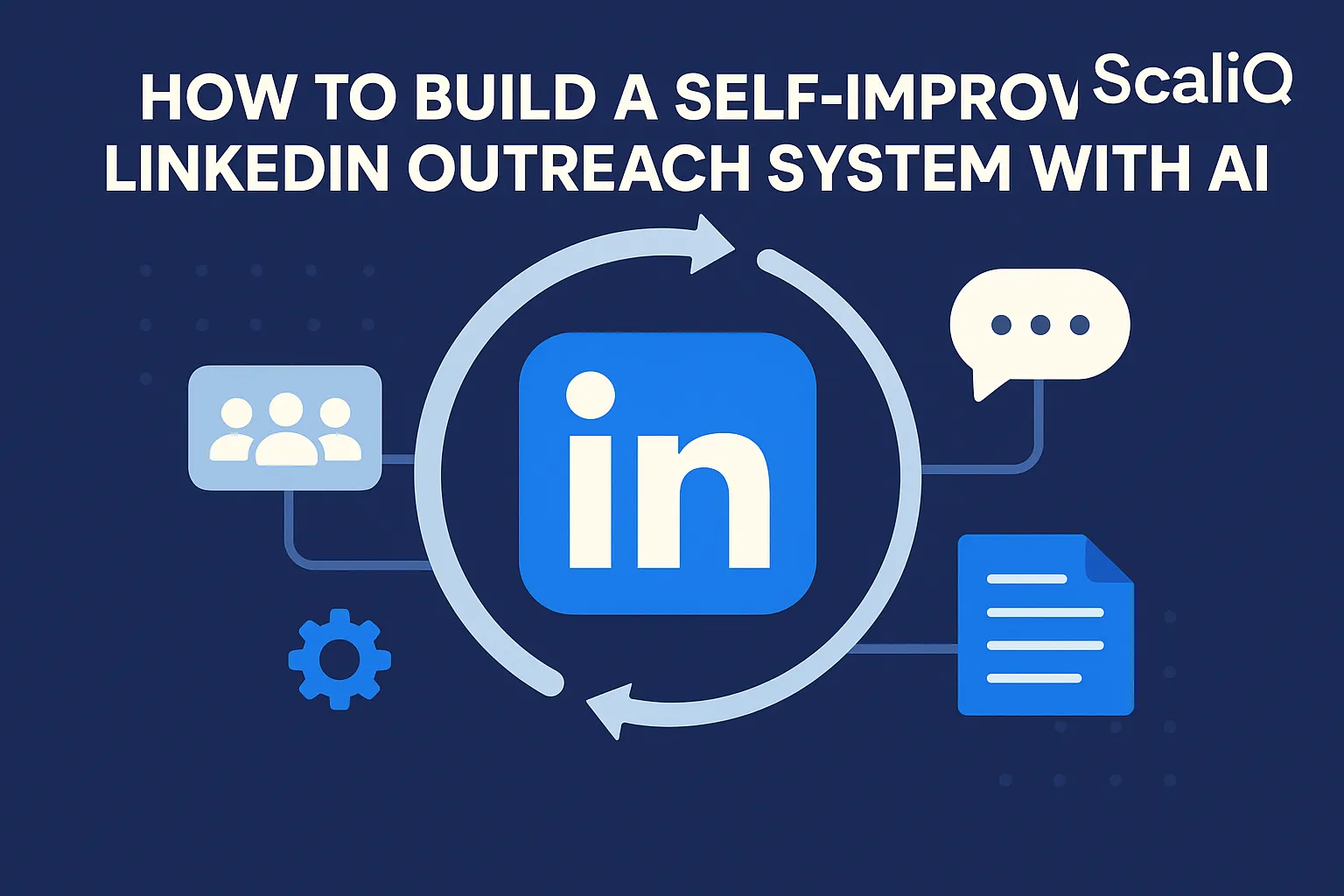 AI-powered LinkedIn outreach workflow with feedback loops, analytics, and automated optimization for better replies