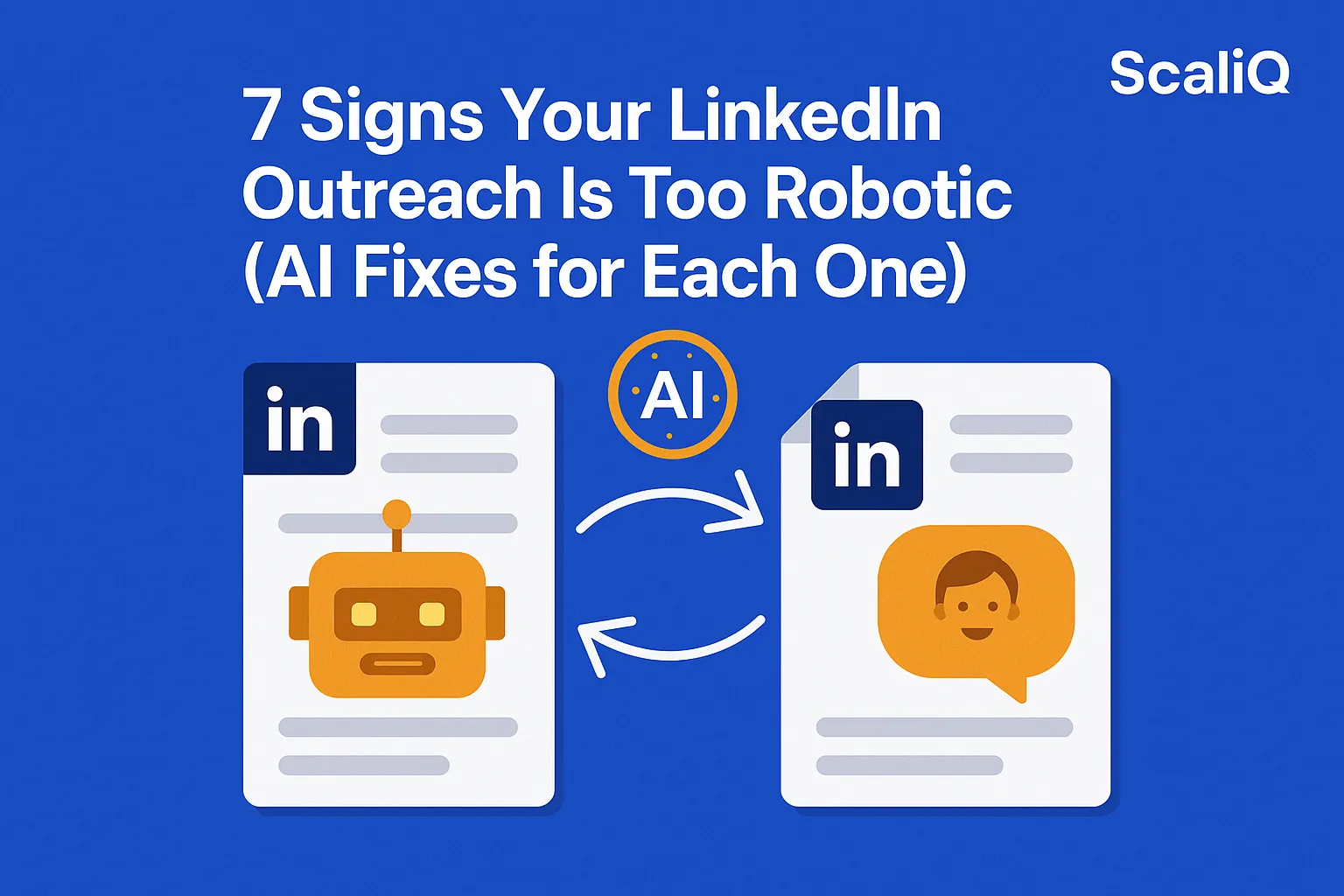 A professional looking at a computer screen with LinkedIn open, contemplating how to make outreach more personal and engaging.