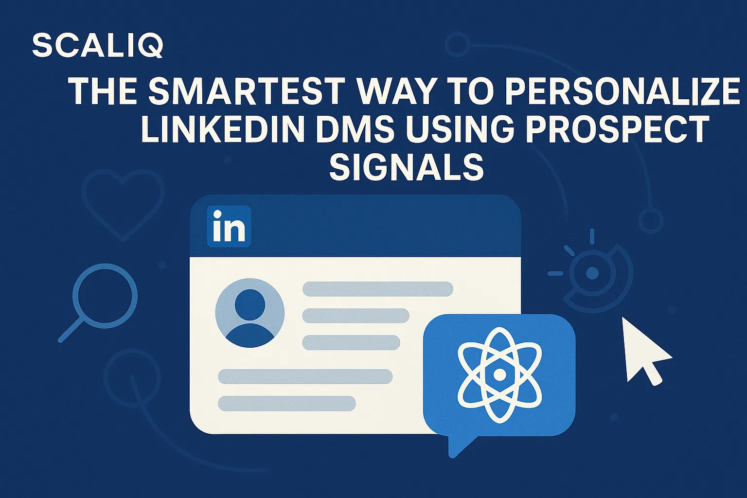 A person analyzing LinkedIn messages on a laptop, showcasing AI tools for personalized outreach and engagement strategies.