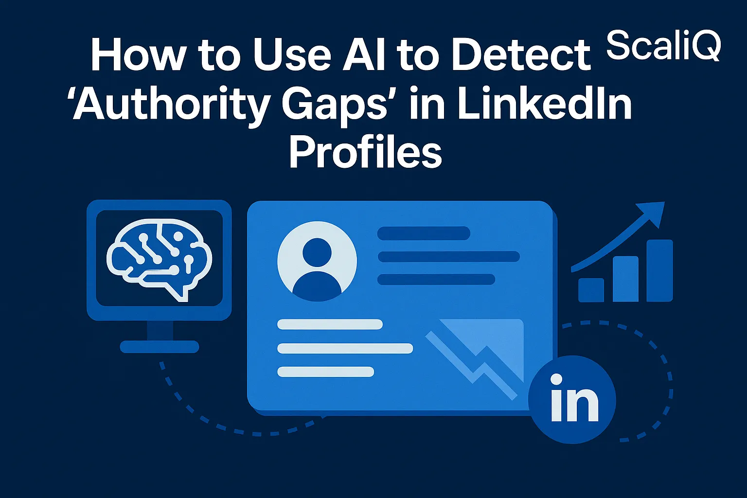AI analyzing LinkedIn profiles to spot missing credibility signals and improve outreach trust