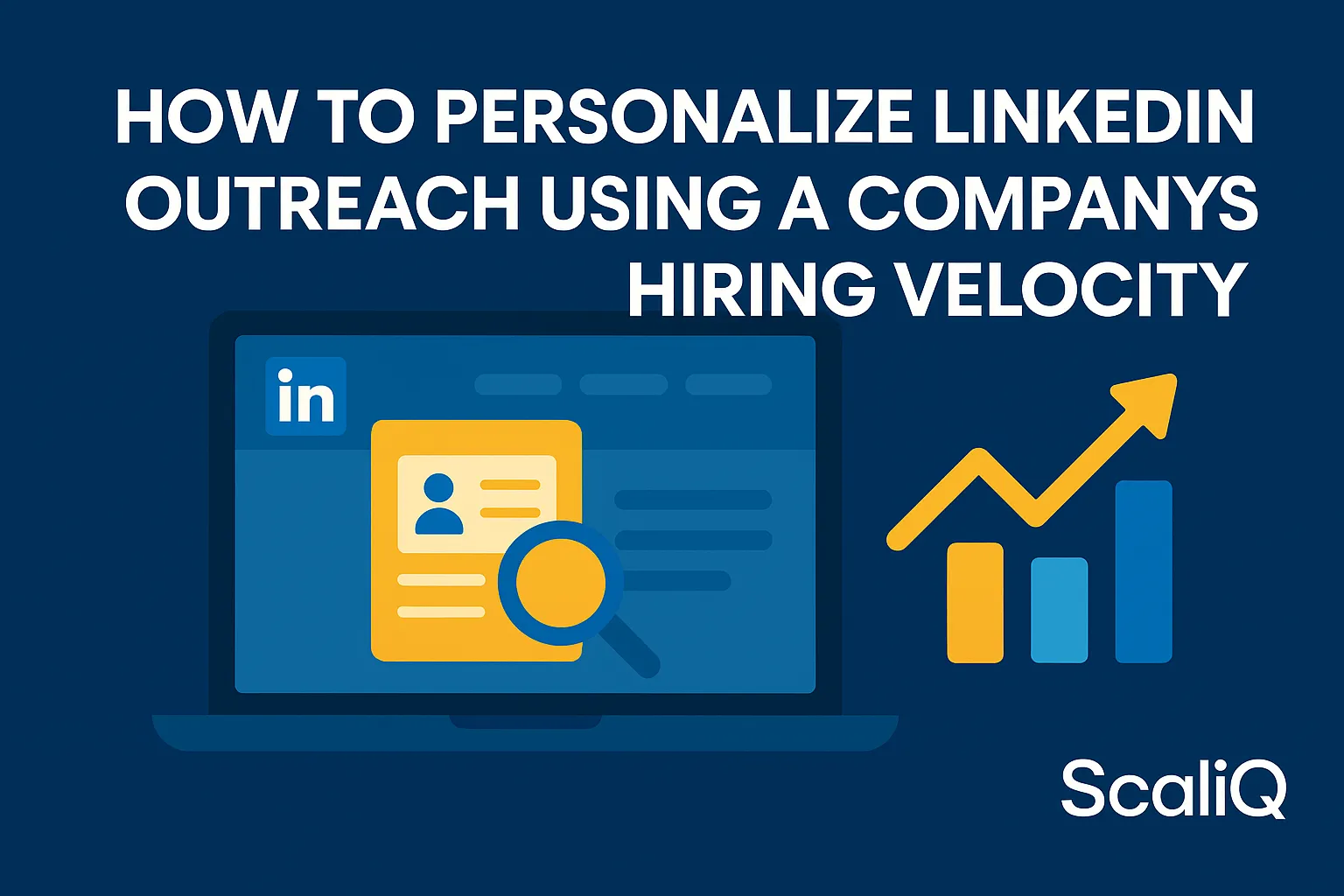 LinkedIn outreach strategy using hiring trends to spot company growth and personalize prospecting messages
