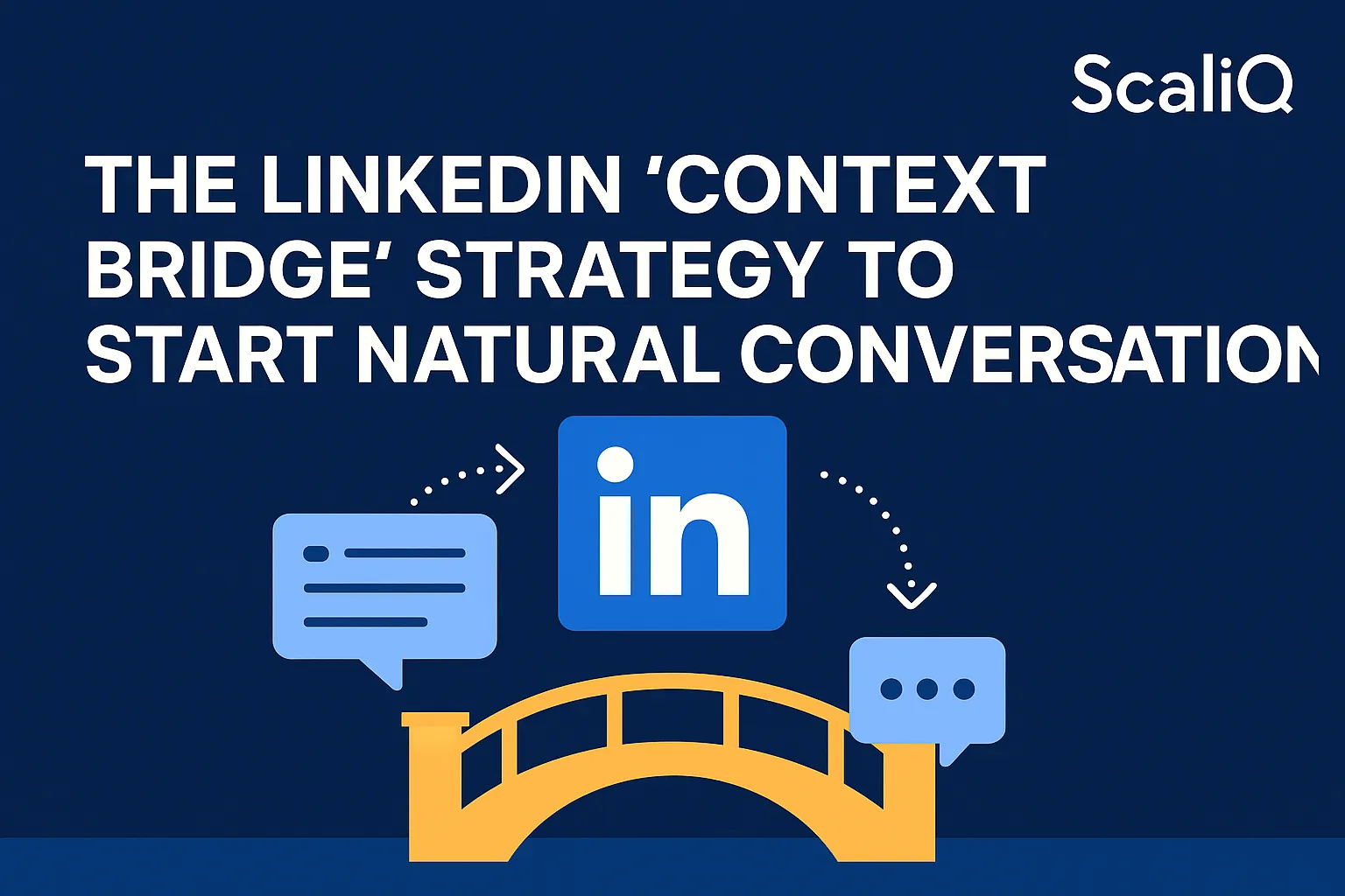 A LinkedIn message thread turning prospect signals into a natural, personalized conversation that invites replies