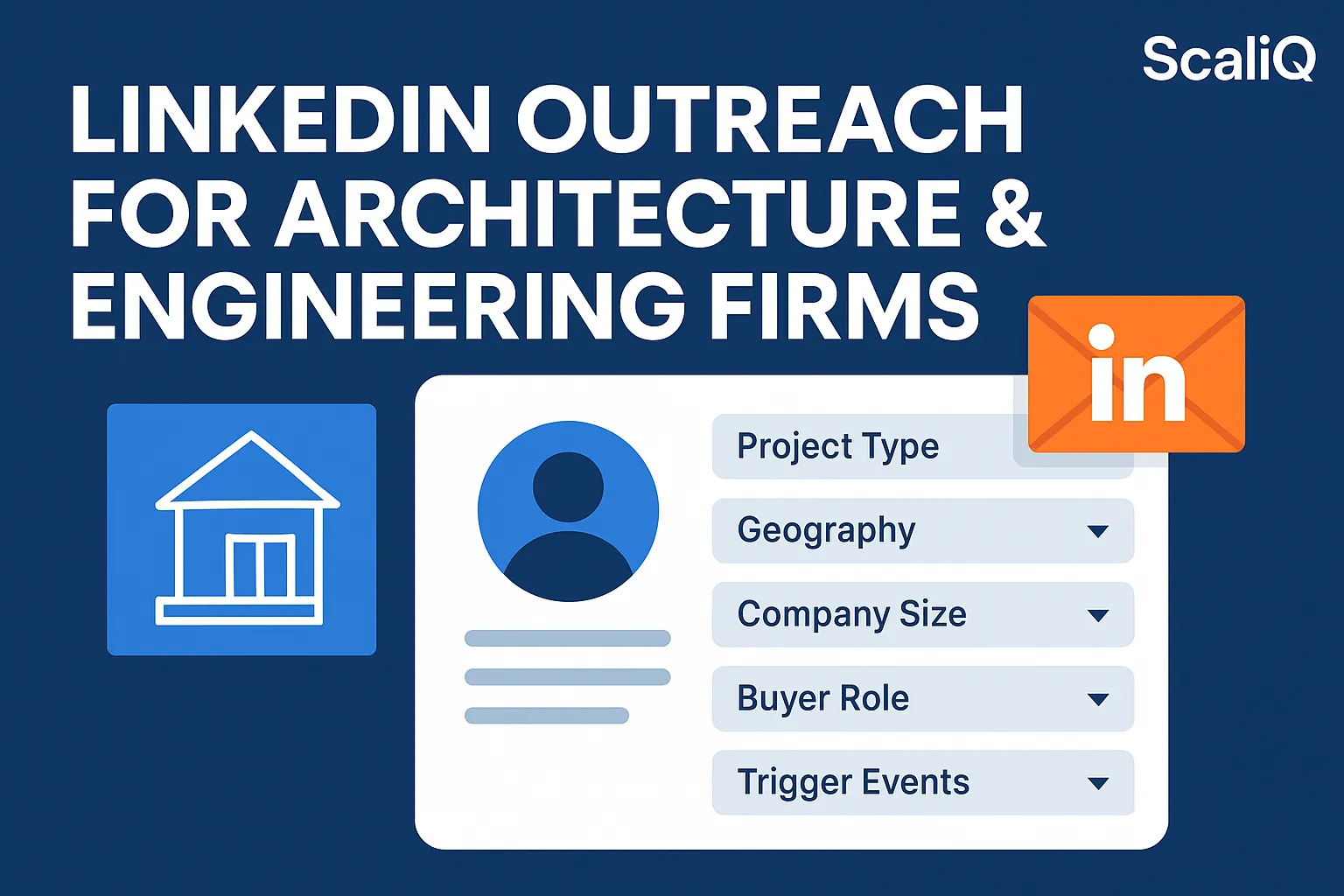 Architect and engineer reviewing LinkedIn outreach strategy to generate qualified AEC leads