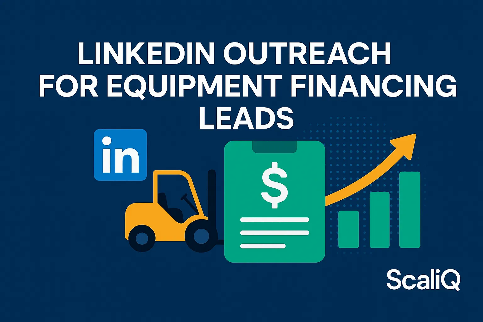 LinkedIn outreach strategy for equipment finance teams targeting ideal accounts and decision-makers