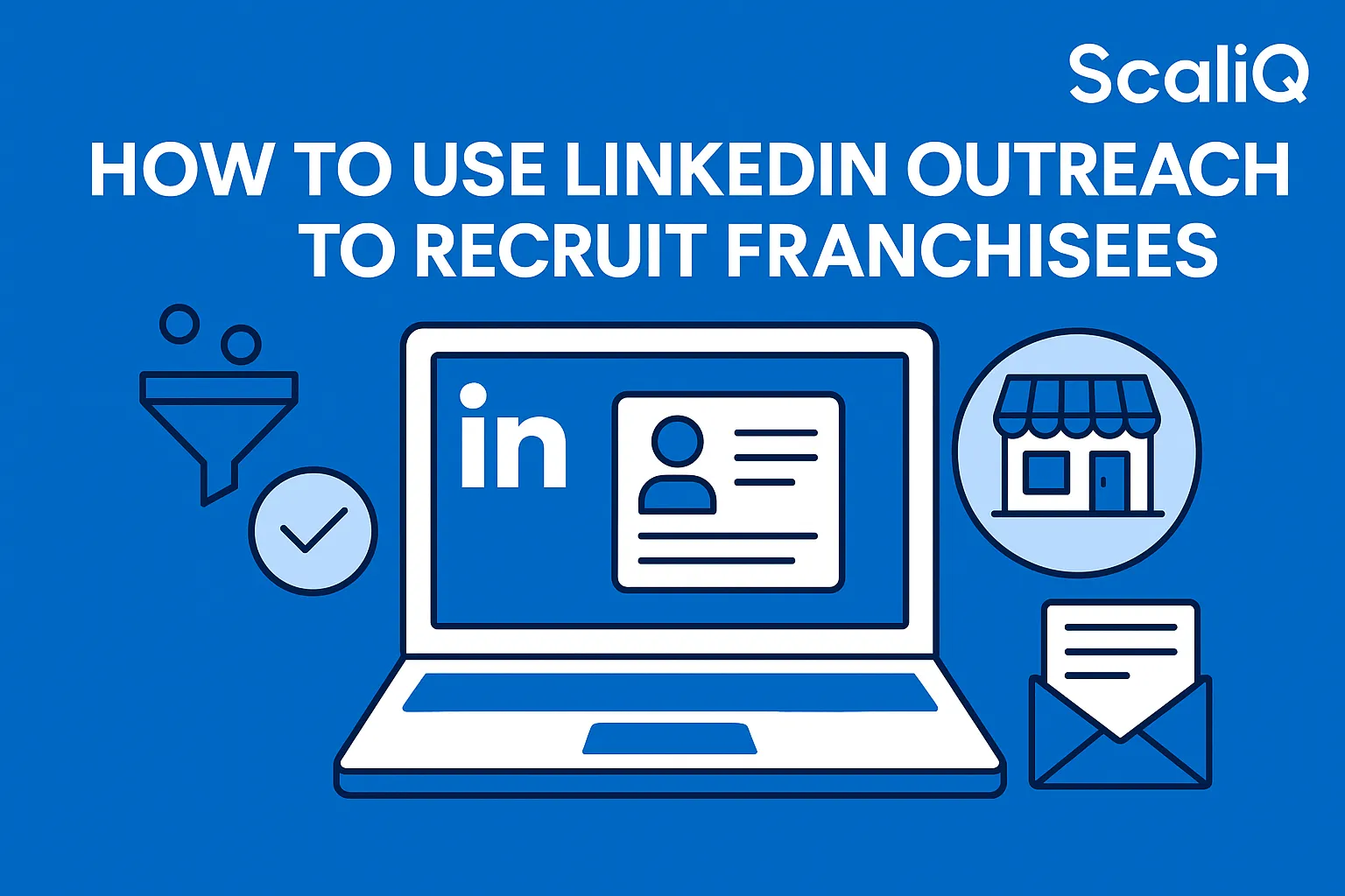 LinkedIn outreach workflow for finding and qualifying prospective franchisees