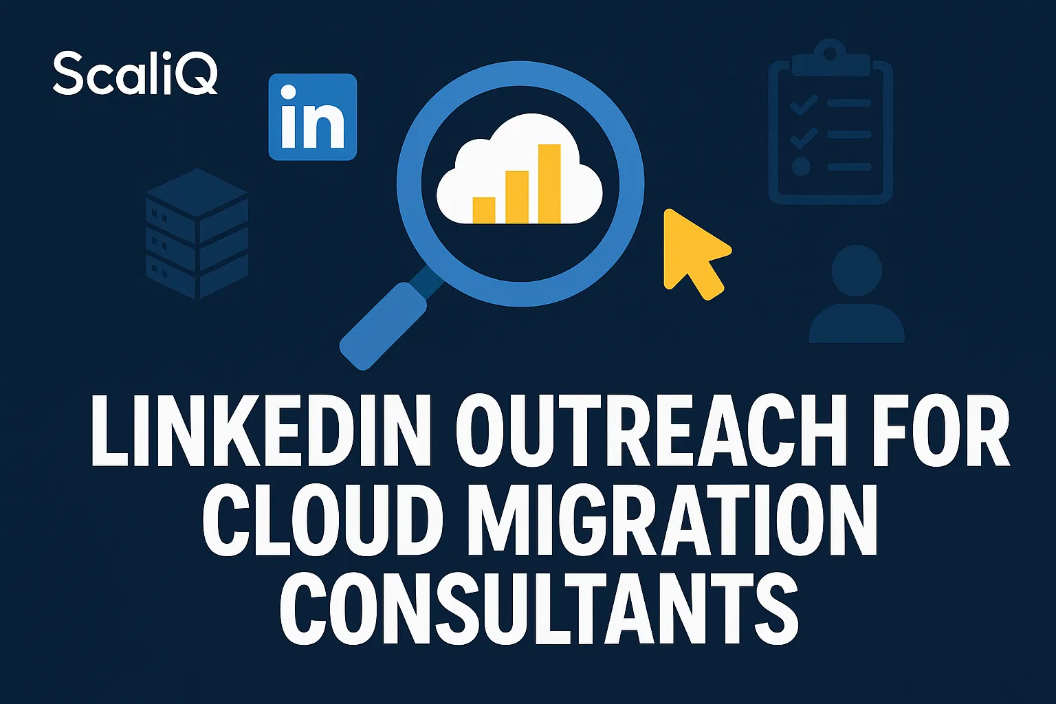 Cloud consultant analyzing LinkedIn leads for migration intent and stakeholder outreach