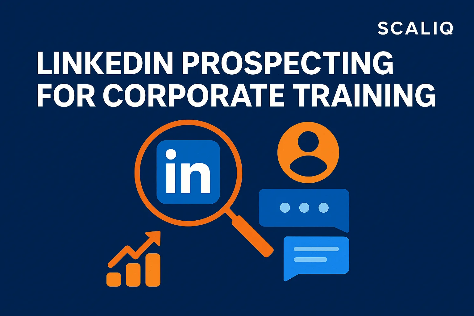 LinkedIn outreach dashboard targeting HR, L&D, and operations buyers for corporate training leads