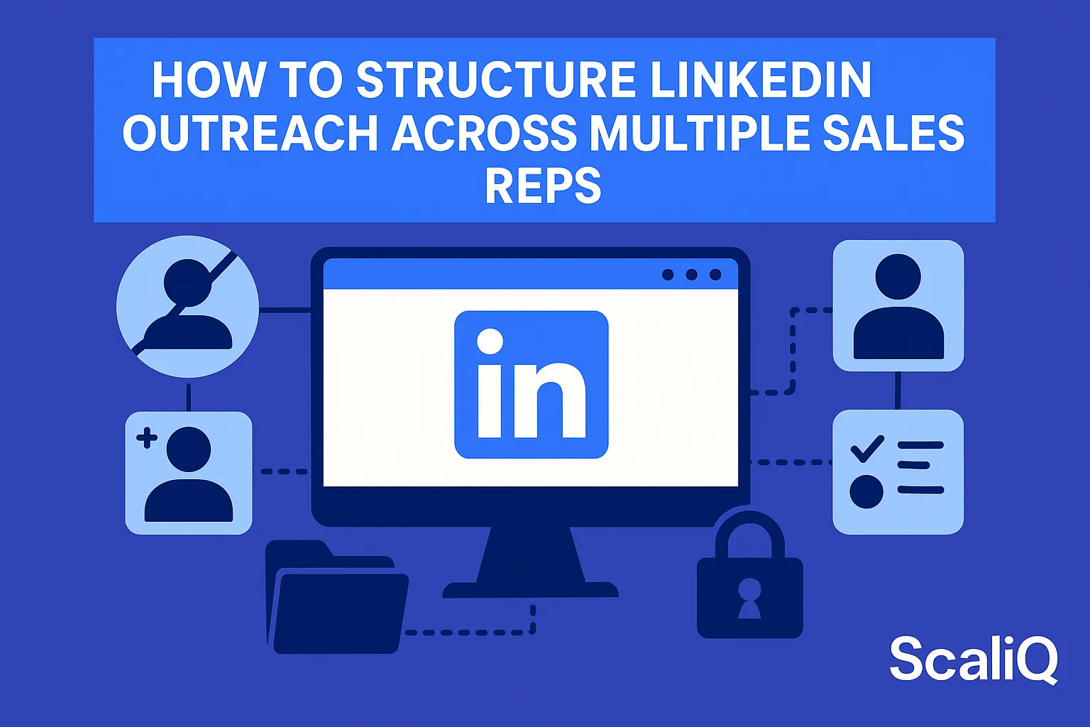 Sales reps coordinating LinkedIn outreach with shared territory rules and CRM workflow tracking