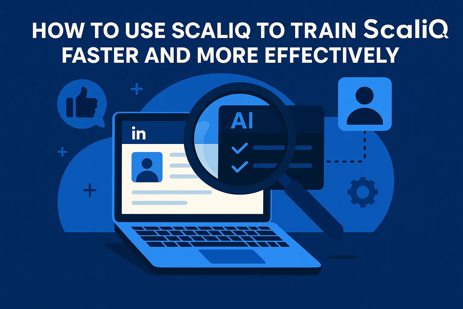 A team of SDRs engaged in a training session, utilizing ScaliQ's AI tools for effective outreach coaching and messaging strategies.